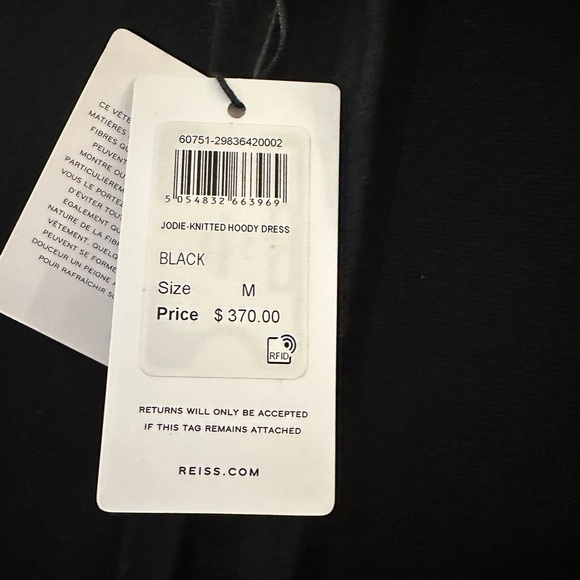 NWT Reiss Jodie Knit Hoodie Sweater Dress size M - Picture 8 of 10